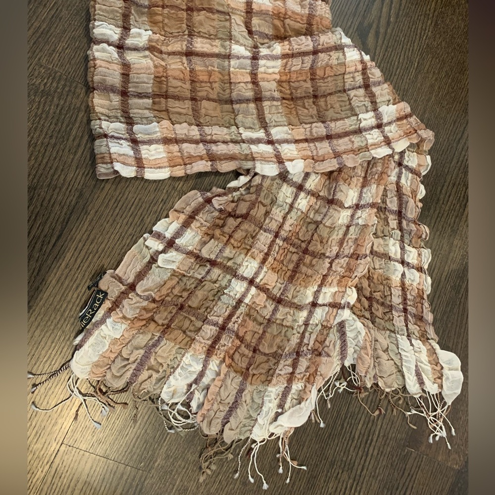 NWOT huge TieRack wool scarf / wrap